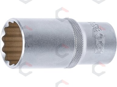 Galvute ilga 12 kampų | 12,5 mm (1/2") | 27 mm (9363)