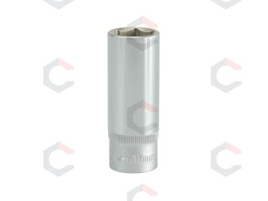 Galvutė ilga šešiakampė | 10 mm (3/8") | 17 mm (YT-3831) Galvutė ilga šešiakampė | 10 mm (3/8") | 17 mm (YT-3831)