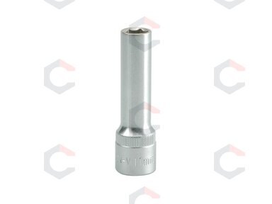 Galvutė ilga šešiakampė 1/2", 11mm (YT-1224)