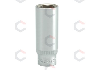 Galvutė ilga šešiakampė 1/2", 21mm (YT-1234)