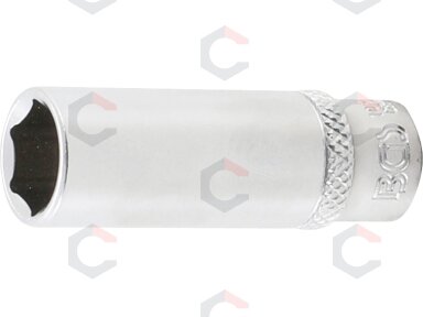 Galvutė ilga šešiakampė | 6,3 mm (1/4") | 12 mm (10512) Galvutė ilga šešiakampė | 6,3 mm (1/4") | 12 mm (10512)