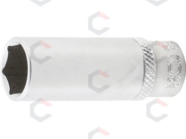 Galvutė ilga šešiakampė | 6,3 mm (1/4") | 13 mm (10513) Galvutė ilga šešiakampė | 6,3 mm (1/4") | 13 mm (10513)