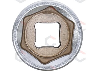 Galvutė ilga šešiakampė | 6,3 mm (1/4") | 14 mm (10514) Galvutė ilga šešiakampė | 6,3 mm (1/4") | 14 mm (10514)