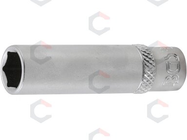 Galvutė ilga šešiakampė | 6,3 mm (1/4") | 9 mm (10509) Galvutė ilga šešiakampė | 6,3 mm (1/4") | 9 mm (10509)
