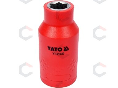 Galvutė izoliuota 10 mm, 1/2" VDE (YT-21030)