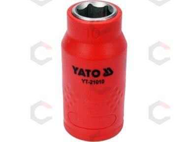 Galvutė izoliuota 10 mm, 3/8" VDE (YT-21010)