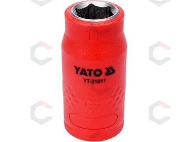 Galvutė izoliuota 11 mm, 3/8" VDE (YT-21011)
