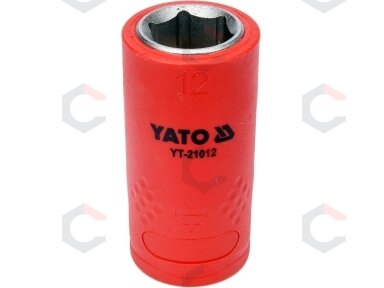 Galvutė izoliuota 12 mm, 3/8" VDE (YT-21012)