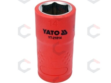 Galvutė izoliuota 14 mm, 3/8" VDE (YT-21014)