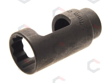 Galvutė lambda zondui 12 kampų 1/2" X 27mm X 85mm "Stahlberg" (FJ1501-08)