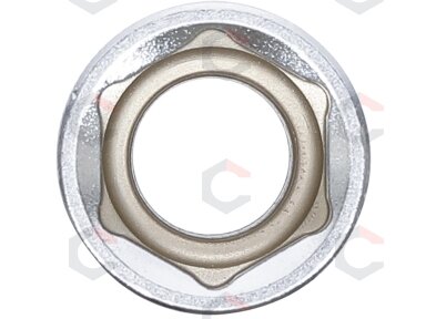 Galvutė šešiakampė | 12.5 mm (1/2") | 17 mm (2917) Galvutė šešiakampė | 12.5 mm (1/2") | 17 mm (2917)