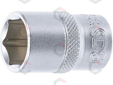 Galvutė šešiakampė | 12.5 mm (1/2") | 17 mm (2917) Galvutė šešiakampė | 12.5 mm (1/2") | 17 mm (2917)