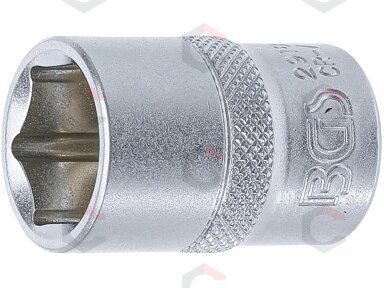 Galvutė šešiakampė | 12.5 mm (1/2") | 18 mm (2918) Galvutė šešiakampė | 12.5 mm (1/2") | 18 mm (2918)