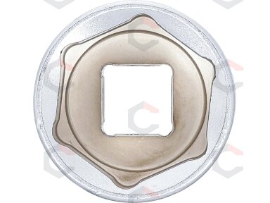 Galvutė šešiakampė | 12.5 mm (1/2") | 28 mm (2928) Galvutė šešiakampė | 12.5 mm (1/2") | 28 mm (2928)