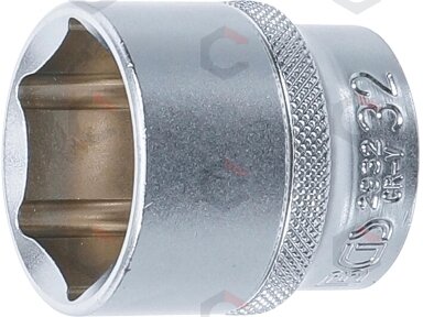 Galvutė šešiakampė | 12.5 mm (1/2") | 32 mm (2932) Galvutė šešiakampė | 12.5 mm (1/2") | 32 mm (2932)