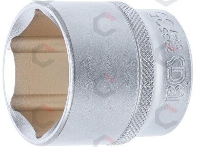 Galvutė šešiakampė | 12.5 mm (1/2") | 35 mm (2935) Galvutė šešiakampė | 12.5 mm (1/2") | 35 mm (2935)