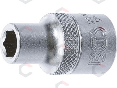 Galvutė šešiakampė | 12.5 mm (1/2") | 9 mm (2909) Galvutė šešiakampė | 12.5 mm (1/2") | 9 mm (2909)