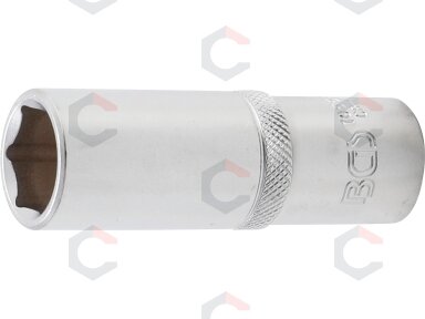 Galvutė šešiakampė ilga | 12,5 mm (1/2") | 18 mm (10558)