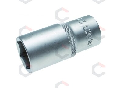 Galvutė šešiakampė ilga | 12,5 mm (1/2") | 27 mm (10567)