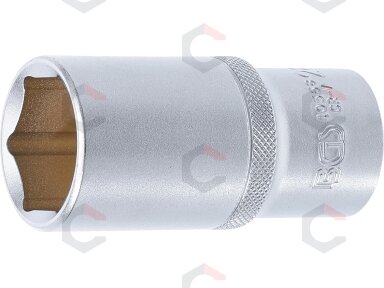 Galvutė šešiakampė ilga | 12,5 mm (1/2") | 28 mm (10568)
