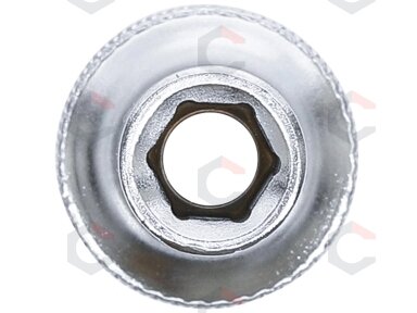 Galvutė šešiakampė ilga | 12,5 mm (1/2") | 8 mm (9355)