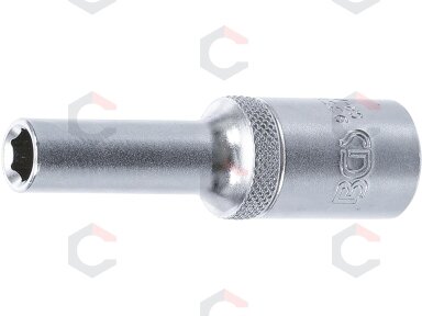 Galvutė šešiakampė ilga | 12,5 mm (1/2") | 8 mm (9355)