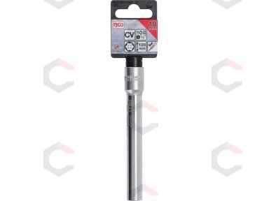Galvutė šešiakampė | labai ilga | 10 mm (3/8") | 10 mm (9863-10) Galvutė šešiakampė | labai ilga | 10 mm (3/8") | 10 mm (9863-10)