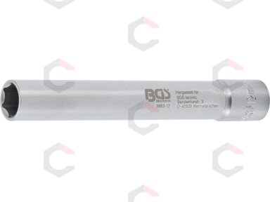 Galvutė šešiakampė | labai ilga | 10 mm (3/8") | 12 mm (9863-12) Galvutė šešiakampė | labai ilga | 10 mm (3/8") | 12 mm (9863-12)