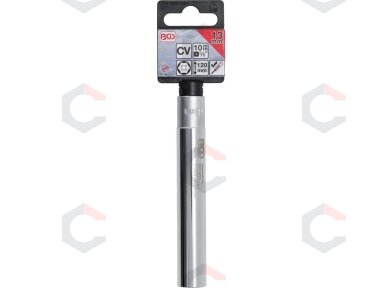 Galvutė šešiakampė | labai ilga | 10 mm (3/8") | 13 mm (9863-13) Galvutė šešiakampė | labai ilga | 10 mm (3/8") | 13 mm (9863-13)
