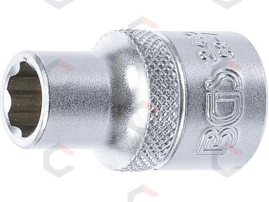 Galvutė šešiakampė | Super Lock | 12.5 mm (1/2") | 10 mm (2410) Galvutė šešiakampė | Super Lock | 12.5 mm (1/2") | 10 mm (2410)