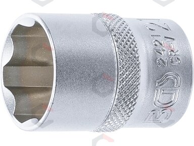 Galvutė šešiakampė | Super Lock | 12.5 mm (1/2") | 21 mm (2421) Galvutė šešiakampė | Super Lock | 12.5 mm (1/2") | 21 mm (2421)