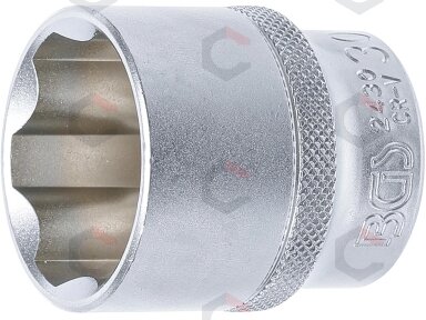 Galvutė šešiakampė | Super Lock | 12.5 mm (1/2") | 30 mm (2430) Galvutė šešiakampė | Super Lock | 12.5 mm (1/2") | 30 mm (2430)