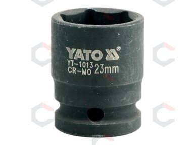 Galvutė smūginė 23 mm 1/2" (YT-1013) Galvutė smūginė 23 mm 1/2" (YT-1013)