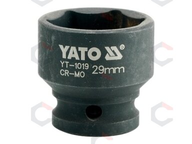 Galvutė smūginė 29 mm 1/2" (YT-1019) Galvutė smūginė 29 mm 1/2" (YT-1019)