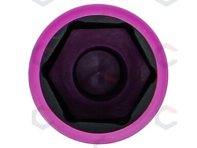 Galvutė smūginė ilga plonasienė | su plastikine apsauga | 12,5 mm (1/2") | 21.5 mm (7326) Galvutė smūginė ilga plonasienė | su plastikine apsauga | 12,5 mm (1/2") | 21.5 mm (7326)
