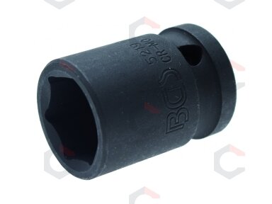Galvutė smūginė šešiakampė | 12,5 mm (1/2") | 19 mm (5219) Galvutė smūginė šešiakampė | 12,5 mm (1/2") | 19 mm (5219)