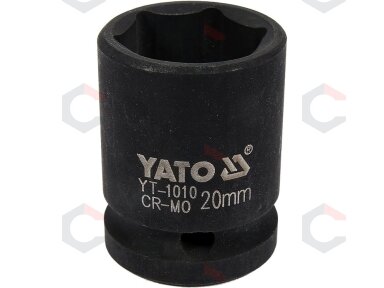 Galvutė smūginė 20 mm 1/2" (YT-1010) Galvutė smūginė 20 mm 1/2" (YT-1010)