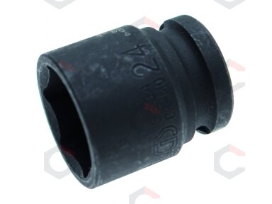 Galvutė smūginė šešiakampė | 12,5 mm (1/2") | 24 mm (5224)