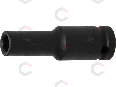 Galvutė smūginė šešiakampė ilga | 12,5 mm (1/2") | 10 mm (7210) Galvutė smūginė šešiakampė ilga | 12,5 mm (1/2") | 10 mm (7210)