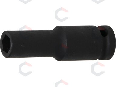 Galvutė smūginė šešiakampė ilga | 12,5 mm (1/2") | 11 mm (7211) Galvutė smūginė šešiakampė ilga | 12,5 mm (1/2") | 11 mm (7211)