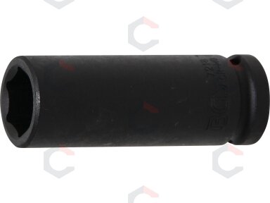 Galvutė smūginė šešiakampė ilga | 12,5 mm (1/2") | 18 mm (7218) Galvutė smūginė šešiakampė ilga | 12,5 mm (1/2") | 18 mm (7218)
