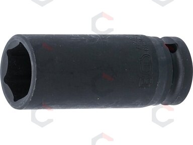 Galvutė smūginė šešiakampė ilga | 12,5 mm (1/2") | 22 mm (7222) Galvutė smūginė šešiakampė ilga | 12,5 mm (1/2") | 22 mm (7222)