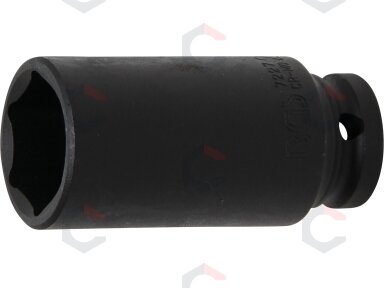 Galvutė smūginė šešiakampė ilga | 12,5 mm (1/2") | 27 mm (7227) Galvutė smūginė šešiakampė ilga | 12,5 mm (1/2") | 27 mm (7227)