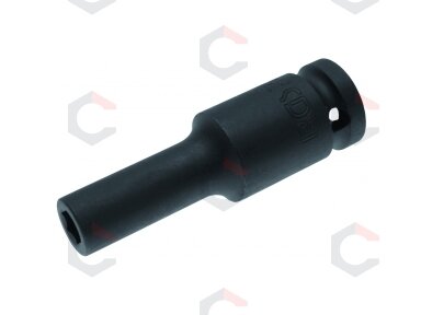 Galvutė smūginė šešiakampė ilga | 12,5 mm (1/2") | 8 mm (7248) Galvutė smūginė šešiakampė ilga | 12,5 mm (1/2") | 8 mm (7248)