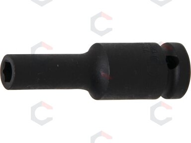 Galvutė smūginė šešiakampė ilga | 12,5 mm (1/2") | 8 mm (7248) Galvutė smūginė šešiakampė ilga | 12,5 mm (1/2") | 8 mm (7248)