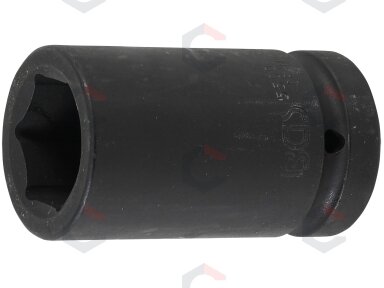 Ilga smūginė šešiakampė galvutė 1" 33 mm (5500-33) Ilga smūginė šešiakampė galvutė 1" 33 mm (5500-33)