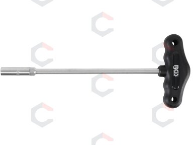 Galvutė su T rankena, šešiakampė | 9 mm (7809) Galvutė su T rankena, šešiakampė | 9 mm (7809)