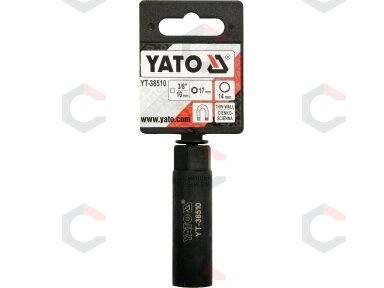 Galvutė žvakėms | 10 mm (3/8") | 14 mm (YT-38510)