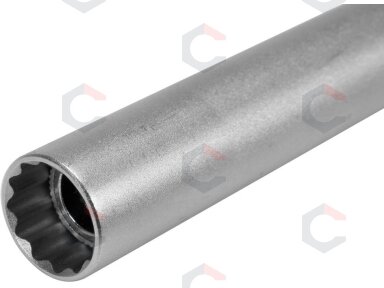 Galvutė žvakėms 12 kampų | ypač ilga | magnetinė | 10 mm (3/8") | 16 mm (YT-38522)