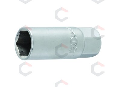 Galvutė žvakėms šešiakampė | 10 mm (3/8") | 16 mm (2466) Galvutė žvakėms šešiakampė | 10 mm (3/8") | 16 mm (2466)